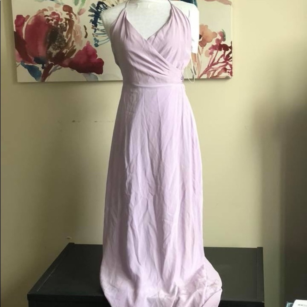 Lilac Silk Maxi
